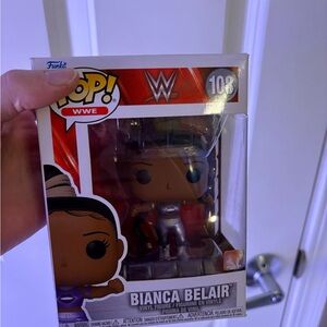 Funko Pop WWE Bianca Belair Figure with Purple and Black Outfit